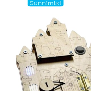 [Sunnimix1] บอร์ดโมดูลมอนเตสซอรี่ ของเล่นเสริมการเรียนรู้เด็ก DIY 2 3 4 5 ปี