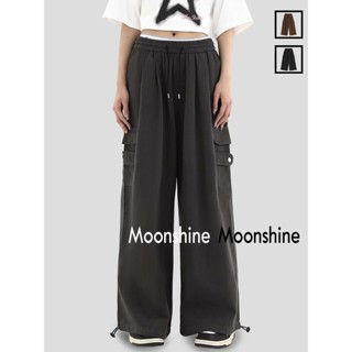 Moon  เสื้อครอป เสื้อแฟชั่นผู้หญิง y2k สีพื้น สําหรับผู้หญิง ใส่ไปคลับ ปาร์ตี้ 2023 NEW 080411 คุณภาพสูง สบาย ทันสมัย Chic A90M074 36Z230909