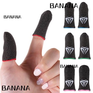 Banana1 ถุงมือเล่นเกม ปลายนิ้ว กันลื่น กันเหงื่อ สําหรับคลุมเกมเมอร์ 1 คู่