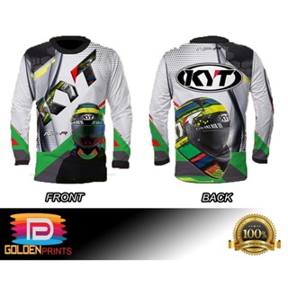 เสื้อแขนยาว kyt sublimation version 2 สําหรับขี่จักรยาน