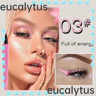 Eucalytus1 ดินสออายไลเนอร์ เนื้อลิขวิด แห้งเร็ว กันเปื้อน กันน้ํา ติดทนนาน สําหรับผู้หญิง