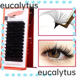 Eucalytus1 คลัสเตอร์ขนตาปลอม ขนมิงค์เทียม รูปดอกไม้ 10~12 มม. DIY สําหรับผู้หญิง