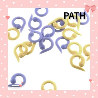 Path ปากกามาร์กเกอร์ พลาสติก สีเหลือง สีม่วง สําหรับทําเครื่องประดับ