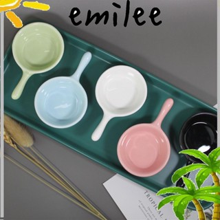 EMILEE จานเคลือบสี ขนาดเล็ก สําหรับปรุงรส