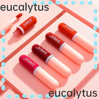 Eucalytus1 ลิปกลอส กํามะหยี่ ขนาดเล็ก กันน้ํา สําหรับแต่งหน้า