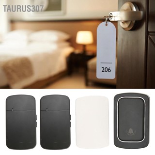  Taurus307 ชุดกริ่งประตูไร้สาย AC 100V‑230V แบตเตอรี่สร้างพลังงานเอง ฟรี ชุดกริ่งประตู ปุ่มโทรเพจเจอร์พร้อมระยะการส่งสัญญาณไกล