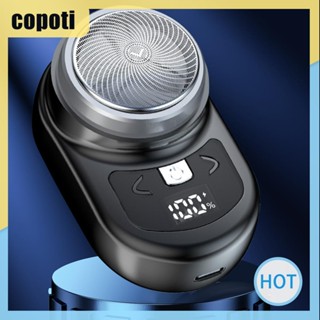 Copoti เครื่องโกนหนวดไฟฟ้าดิจิทัล 180mAh ชาร์จ USB สําหรับบ้าน