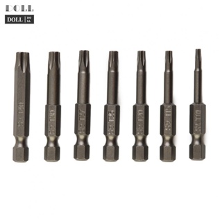 ⭐24H SHIPING ⭐Screwdriver Bit 50mm Length Set Silver T10/T15/T20/T25/T27/T30/T40 Five Star