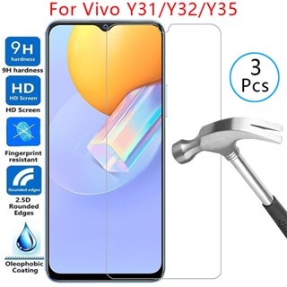 เคสโทรศัพท์มือถือกระจกนิรภัย สําหรับ vivo y31 y31s y32 y35 5g vivoy31 vivoy32 vivoy35 y 31 s 31 s 31 s 32 35 31y 32y 35y 360