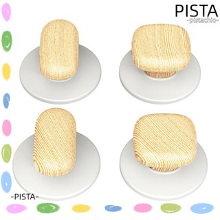 Pista ลูกบิดลิ้นชัก ตู้ ลิ้นชัก เฟอร์นิเจอร์ ทรงสี่เหลี่ยม มีกาวในตัว ทนทาน