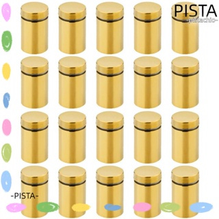 Pista สกรูสเตนเลส 1/2 นิ้ว X 0.78 นิ้ว สีทอง สําหรับแขวนกรอบรูปอะคริลิค 20 ชิ้น