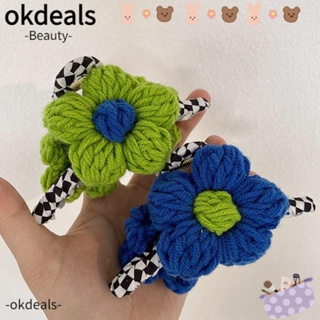 Okdeals กิ๊บติดผม ลายดอกไม้ แข็งแรง กันลื่น สําหรับผู้หญิง