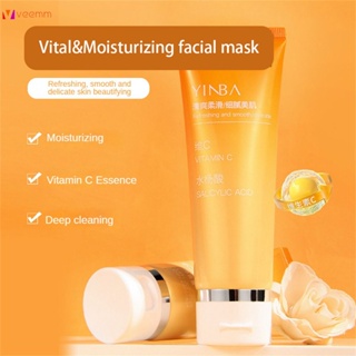 Inbavi C Net Moisturizing Mask Deep Cleansing Pore ควบคุมความมันให้ความชุ่มชื้น Moisturizing Moisturizing Smear Mask veemm