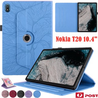 เคสหนัง ฝาพับ กันกระแทก หมุนได้ 360 องศา สําหรับ Nokia T20 10.4 นิ้ว