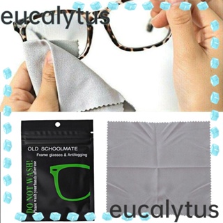 Eucalytus1 ผ้าไมโครไฟเบอร์ ป้องกันหมอก อุปกรณ์เสริม สําหรับแว่นตา 10 ชิ้น