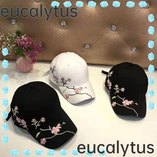 Eucalytus1 หมวกเบสบอล หมวกกีฬา หมวกบังแดด ปรับได้ สไตล์ย้อนยุค