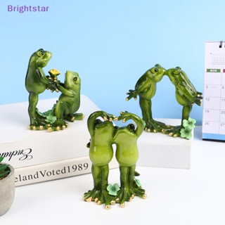 Brightstar ฟิกเกอร์เรซิ่น รูปการ์ตูนกบน่ารัก สไตล์นอร์ดิก สําหรับตกแต่งบ้าน สวน