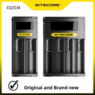 Nitecore CI4 CI2 ที่ชาร์จแบตเตอรี่ 4 ช่อง ชาร์จเร็ว พร้อมแบตเตอรี่ AAAA 18650 14400 18350 AA AAA