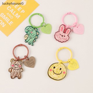 Luckyhouse0^^ พวงกุญแจ จี้การ์ตูนกระต่าย หมี หัวใจ น่ารัก สําหรับห้อยกระเป๋า