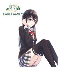 Earlfamily สติกเกอร์ ลายการ์ตูนอนิเมะ Yukinoshita Yukino ขนาด 13 ซม. x 9 ซม. สําหรับติดตกแต่งประตูรถยนต์ แล็ปท็อป รถจักรยานยนต์