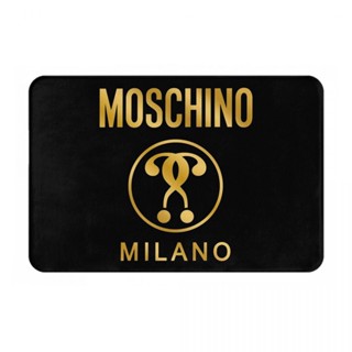 Moschino (10) พรมเช็ดเท้า ผ้าสักหลาด กันลื่น ดูดซับน้ํา แห้งเร็ว สําหรับห้องน้ํา 16x24 นิ้ว พร้อมส่ง