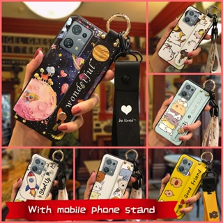 Back Cover Wrist Strap Phone Case For Blackview Oscal C30/C30 Pro Cartoon Soft case Silicone Fashion Design Anti-dust