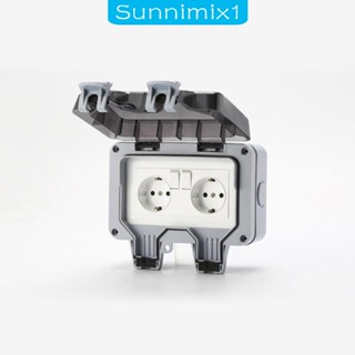 [Sunnimix1] กล่องซ็อกเก็ตไฟฟ้า กันน้ํา