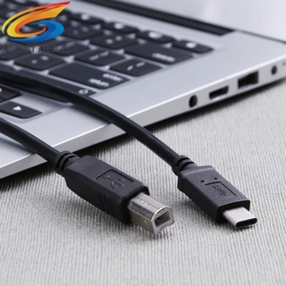 [Qcutable.th] สายเคเบิล USB C เป็น USB 2.0 Type B สําหรับเครื่องพิมพ์ MacBook Pro