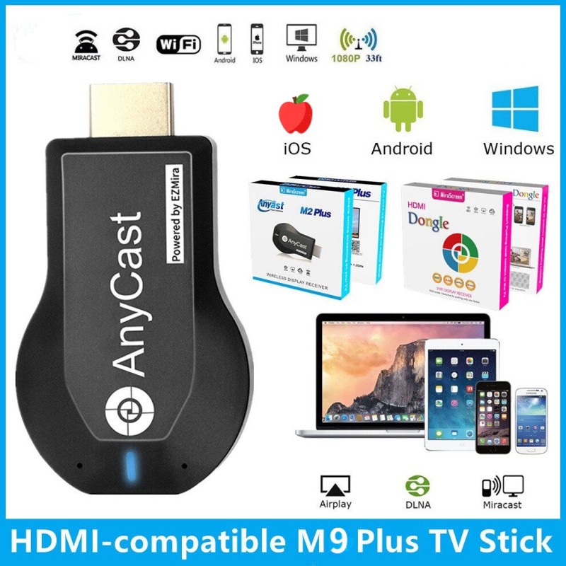 Anycast รุ่นใหม่ล่าสุด 2023 ของแท้ 100% นำภาพมือถือขึ้นจอผ่าน Wifi Android บริการดี ส่งเร็ว Mirror C