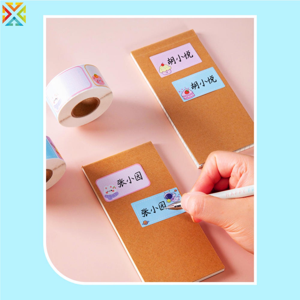 สติกเกอร์ ลายการ์ตูนชื่อ กันน้ํา กันฉีกขาด สําหรับเด็กอนุบาล - รูปที่ 4