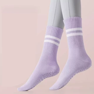 Fit.HER Yoga socks women mid-calf silicone non-slip professional skipping Pilates indoor fitness sports training floor socks