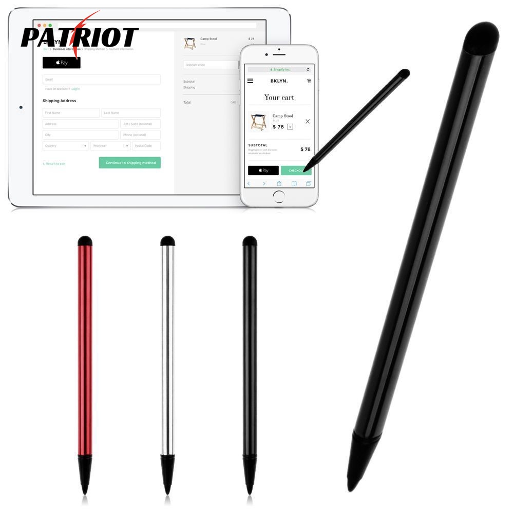 [PATRIO] ปากกาสไตลัส หน้าจอสัมผัส แบบนิ่ม ทนทาน สําหรับ iPhone iPad Samsung แท็บเล็ต โทรศัพท์มือถือ