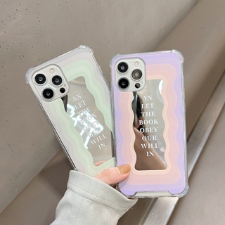 Bella _ เคสมือถือ แบบนิ่ม กระจก กันกระแทก กันฝุ่น สําหรับ iphone XR XS 11 12 13 14 15 pro max mini S PLUS