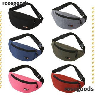 Rosegoods1 กระเป๋าคาดเอวแฟชั่น ขนาดใหญ่ สไตล์สปอร์ต