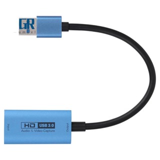 การ์ดจับภาพวิดีโอ USB3.0 4K 60Hz HD HDMI สําหรับคอมพิวเตอร์