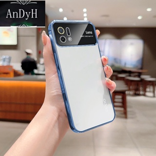 Andyh เคสโทรศัพท์มือถือแบบนิ่ม TPU ใส กันรอยกล้อง สําหรับ OPPO A16K A16E