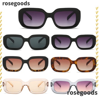 Rosegoods1 แว่นตากันแดด กรอบสี่เหลี่ยมผืนผ้า ขนาดเล็ก แฟชั่นสําหรับผู้หญิง