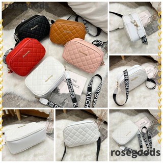 Rosegoods1 กระเป๋าสะพายข้าง ทรงสี่เหลี่ยม ใบเล็ก มีซิป