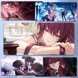 Honkai: Star Rail High definition mouse pad Kafka Anime game peripheral computer table mat Oversized Keyboard pad custom Honkai : Star รางความละเอียดสูงแผ่นรองเมาส์ Kafka เกมอะนิเมเกมรอบต่อพ่วงคอมพิวเตอร์แผ่นรองคีย์บอร์ดขนาดใหญ่ ที่กำหนดเอง