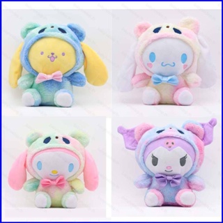 SANRIO Yt1 ตุ๊กตาหมีแพนด้า Kuromi Melody Cinnamoroll Purin ไล่โทนสี ของเล่นสําหรับเด็ก TY1