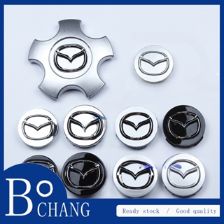 Bccar ฝาครอบดุมล้อ อุปกรณ์เสริม สําหรับ Mazda Family 323 Mazda 2 Mazda 3 Axela Mazda 6 Atenza Mazda 8 CX4 CX5 CX6 4 ชิ้น