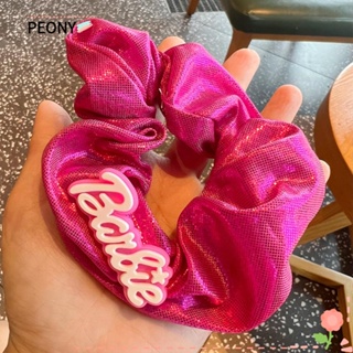 Peonypavilion ยางรัดผมหางม้า แบบยืดหยุ่น สีพื้น เครื่องประดับแฟชั่น สําหรับตุ๊กตาบาร์บี้