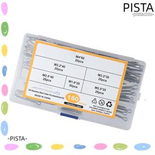 Pista คลิปหนีบกุญแจ สเตนเลส 304 สําหรับรถยนต์ 150 ชิ้น