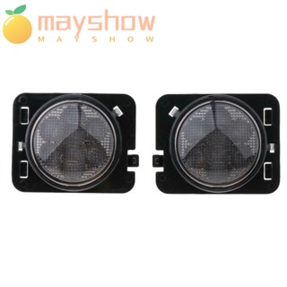 Mayshow ไฟเลี้ยว LED ติดตั้งง่าย สําหรับติดบังโคลนหน้ารถยนต์