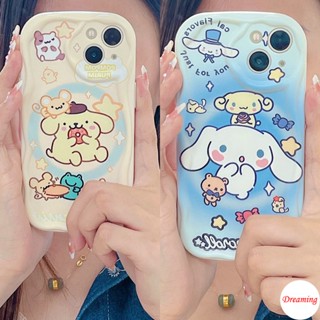 เคสโทรศัพท์มือถือ ขอบโค้ง ลายโดนัท สุนัข กระต่ายน่ารัก สําหรับ VIVO V27E V25E V23E V21E V15 V19 S1 Pro Y02S Y27 Y22S Y21S Y20S Y35