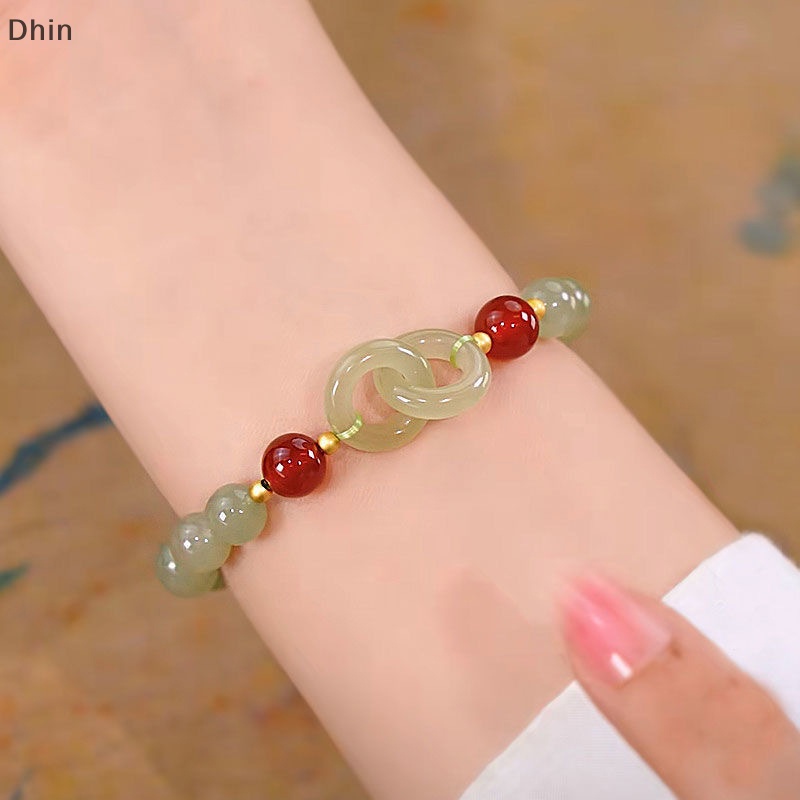 [Dhin] Ins สไตล์แฟชั่น สร้างสรรค์ โชคดี ลูกปัด สร้อยข้อมือ วินเทจ เบา แฮนด์เมด กําไลข้อมือ สําหรับผู้หญิง เด็กผู้หญิง เครื่องประดับ ของขวัญ COD