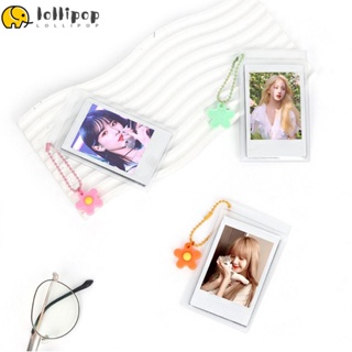 Lollipo1 โปสการ์ด PVC กันฝุ่น กันน้ํา แบบพกพา 3 นิ้ว 5 ชิ้น