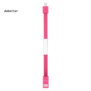 &lt;Dobetter&gt; สายชาร์จโทรศัพท์มือถือ Micro USB Type-C 8Pin แบบพกพา ทนต่อการสึกหรอ