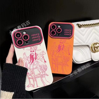 เคสโทรศัพท์มือถือ แบบนิ่ม ลาย God of Wealth สําหรับ Apple Iphone 14promax 13pro 12 11 7p YZOP