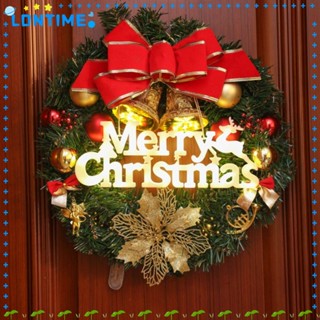 Lontime สายไฟ จี้ตัวอักษร Merry Christmas สีขาวอบอุ่น สําหรับแขวนตกแต่ง